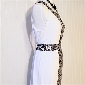 Evan Picone Black,White & Purple Floral Dress, 14